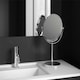 image 2 of Cosmic Tabletop Magnifying Mirror w/ Durable Resistant for Bathroom, Light Grey