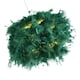 image 5 of Eye-Catching and Modern Small Forest Green Feather Decorated Pendant Light Shade | Green