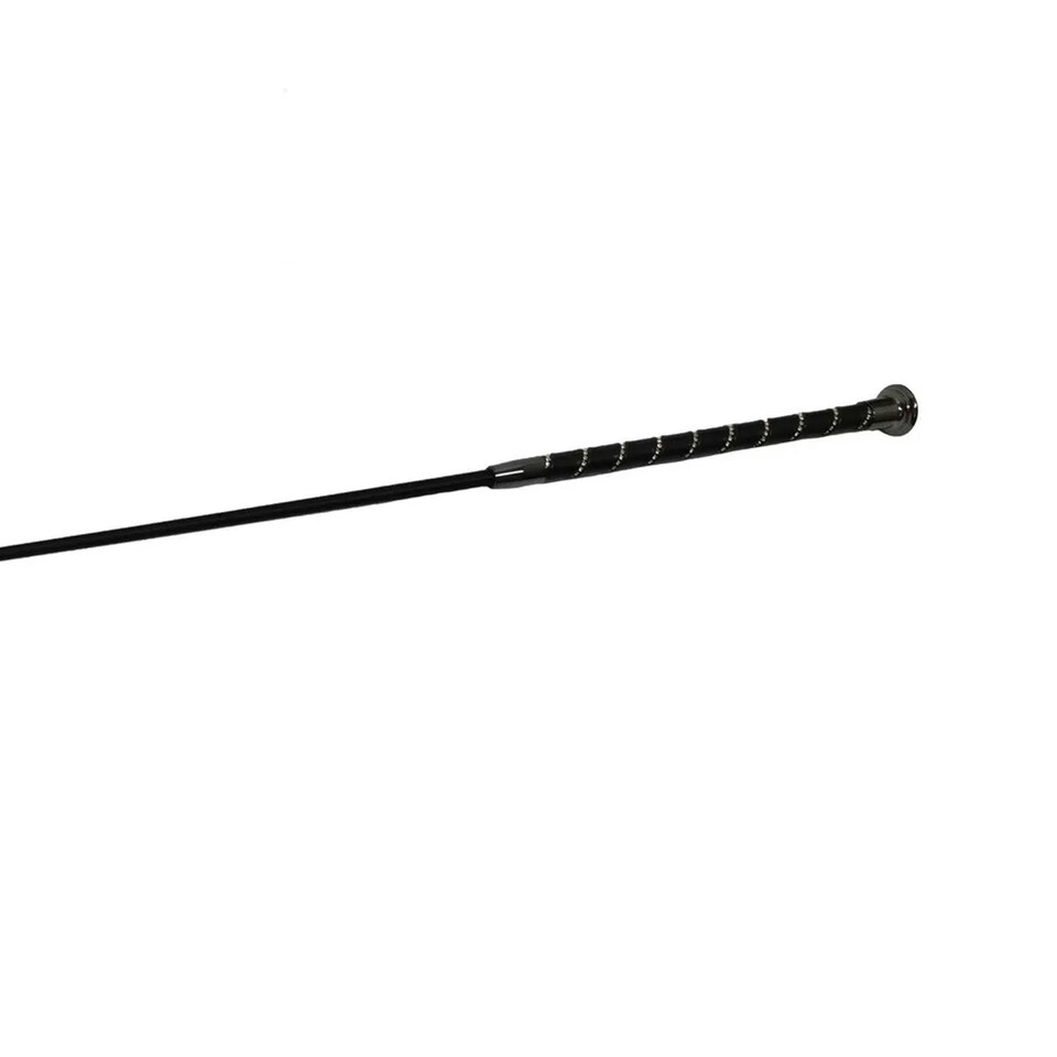 image 1 of Coldstream Reston Crystal Horse Dressage Whip - Silver - 110cm