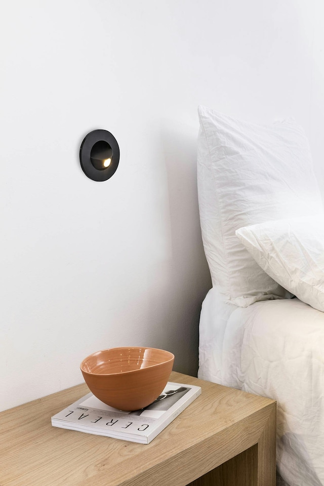 image 1 of Click Black Recessed Lamp 3.3W 2700K