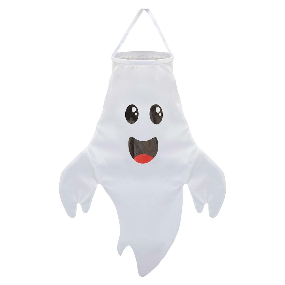 image 1 of vfm-estore Hanging Ghost Decoration for Halloween Parties, 12 x 10.4 cm, White