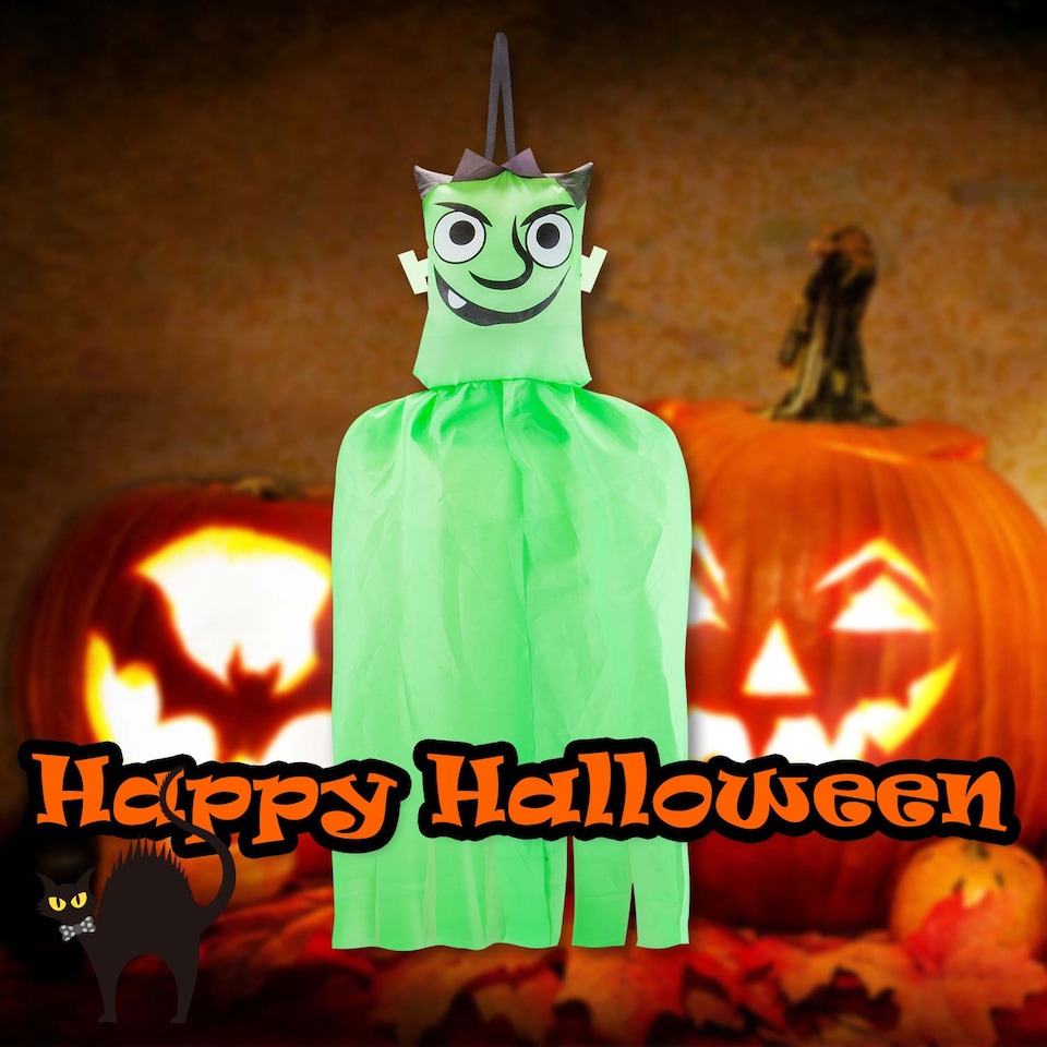 image 1 of vfm-estore 90cm Frankenstein Hanging Halloween Decoration - Indoor Party Prop