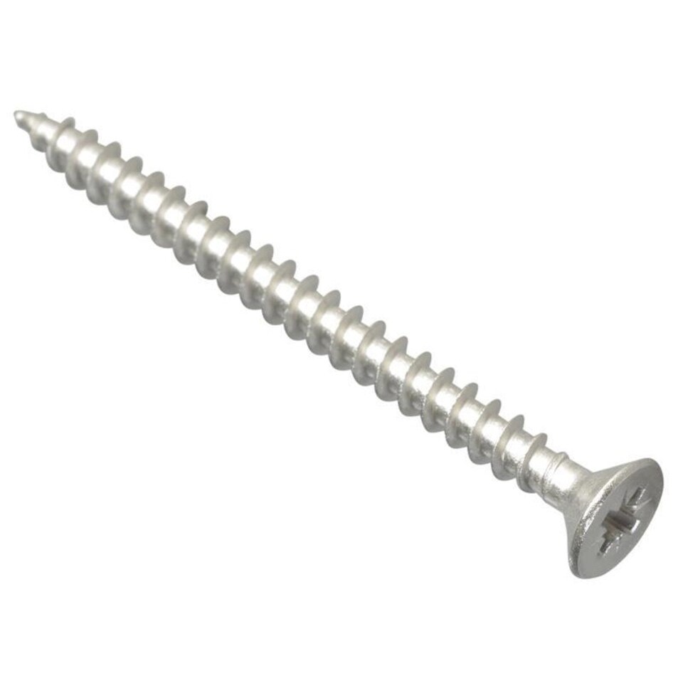 Forgefix Multi-purpose Screws, Pozi, Csk, Stainless Steel - Multi Colour - 5.0 x 60mm