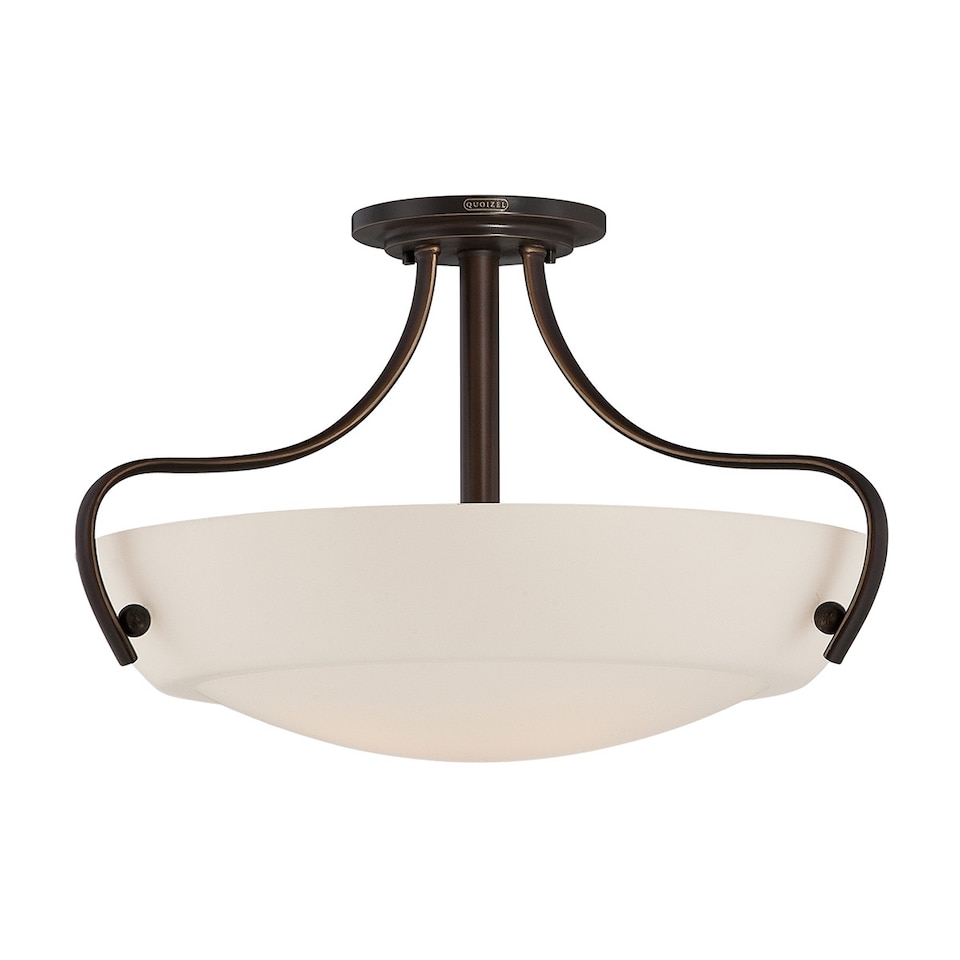 image 1 of Chantilly 3 Light Semi Flush Ceiling Light Palladian Bronze, E27
