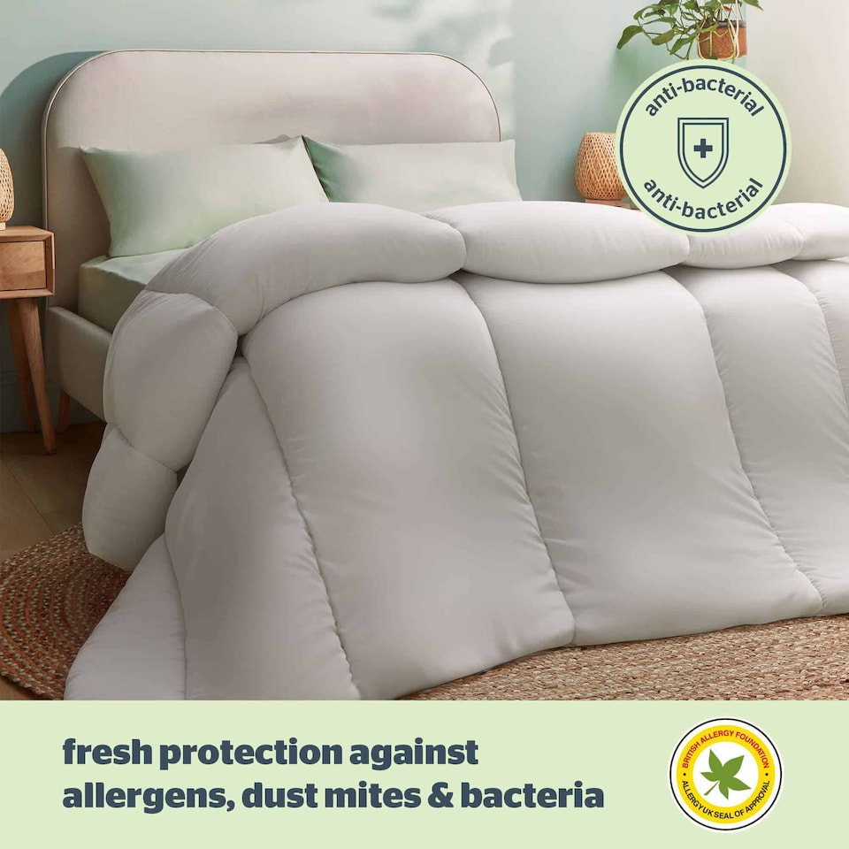 image 1 of Silentnight 4.5 Tog Anti-Allergy Duvet | White | King
