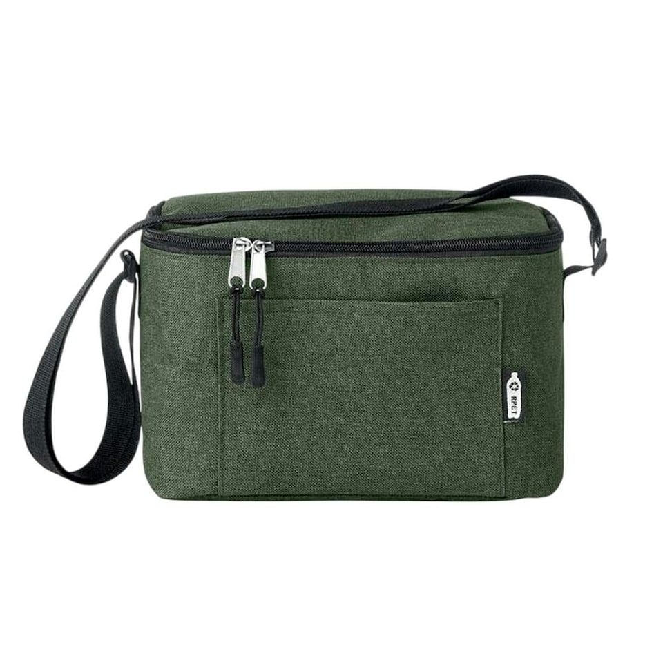 image 1 of MidOcean Cuba RPET Cooler Bag - Dark Green - 14.5cm x 25cm x 15.5cm | Green | 14.5cm x 25cm x 15.5cm