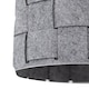 image 5 of Warner - Grey Felt Weave Easy Fit Pendant Shade | Grey | Medium | 1
