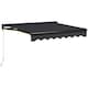 image 1 of Outsunny 3 x 2.5m Electric Awning w/ LED Light, Sun Canopies for Patio Grey