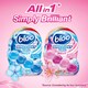 image 4 of Bloo Toilet Rim Blocks Brilliant Gel All in 1 Cleaner Spring Rain Scent, 42g, 7 Pack | Multi | 7 Pack | 7