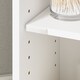 image 10 of SoBuy White Toilet Paper Storage Cabinet with Drawer and Adjustable Shelf, 7.8x7.8x33.4 in, 5.9 kg - BZR219-W