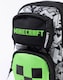 image 4 of Minecraft Creeper Body Bag in Black | Adjustable Shoulder Strap Zip-Up Carrying Bag for Boys | Game-Themed Personal Item Storage | Minecraft Merchandise for Young Gamers | Minecraft Merch | Multi | Multicoloured