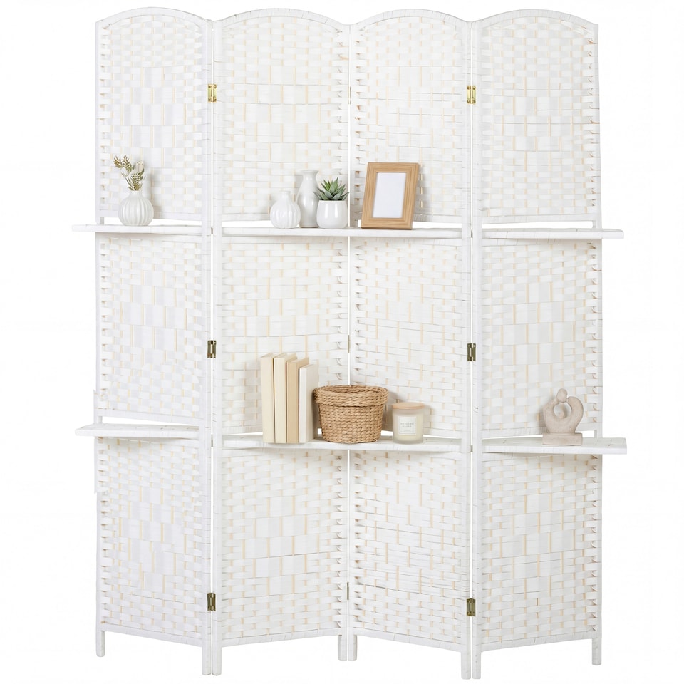 image 1 of HOMCOM Freestanding Privacy Screen, 160 x 170cm