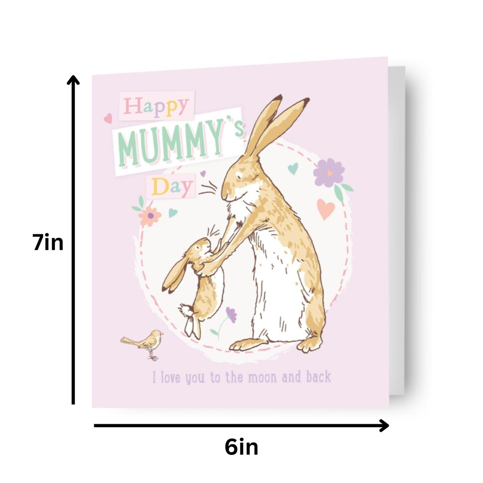 image 1 of Guess How Much I Love You 'I Love You To The Moon And Back' Mother's Day Card