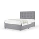 image 1 of Signature Platinum 2000 Pocket Sprung Silver Plush Velvet Divan Set And Pearl Headboard Super King