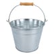 image 3 of 5L Galvanised Steel Metal Bucket Pail Water Coal Greenhouse Garden Plants 5PK
