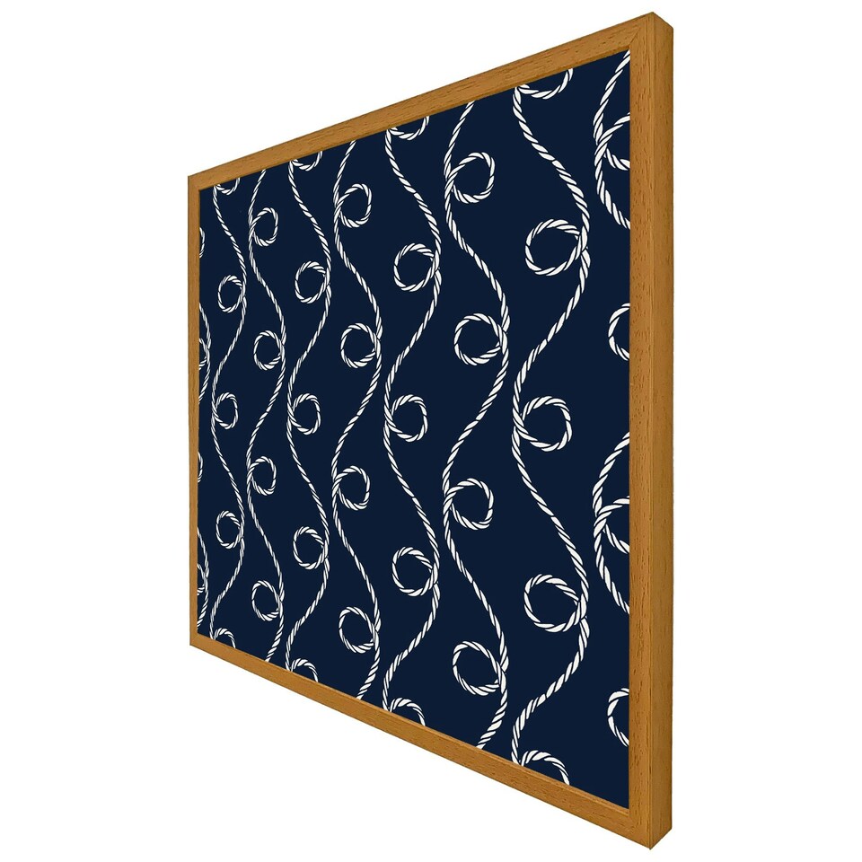image 1 of Swirled rope (Picutre Frame) White | L