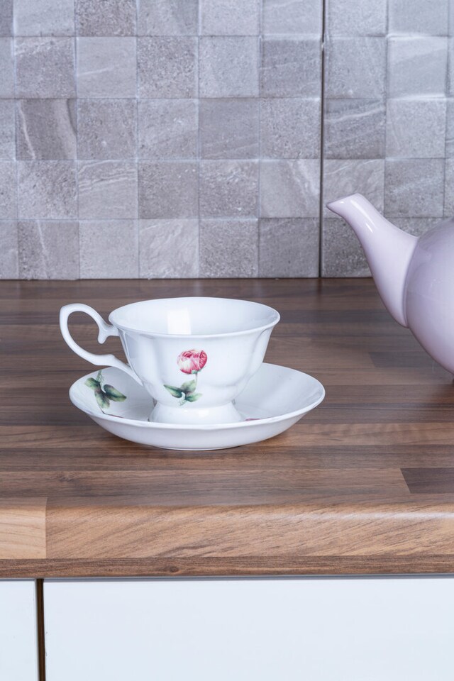 image 1 of Peony Cup And Saucer