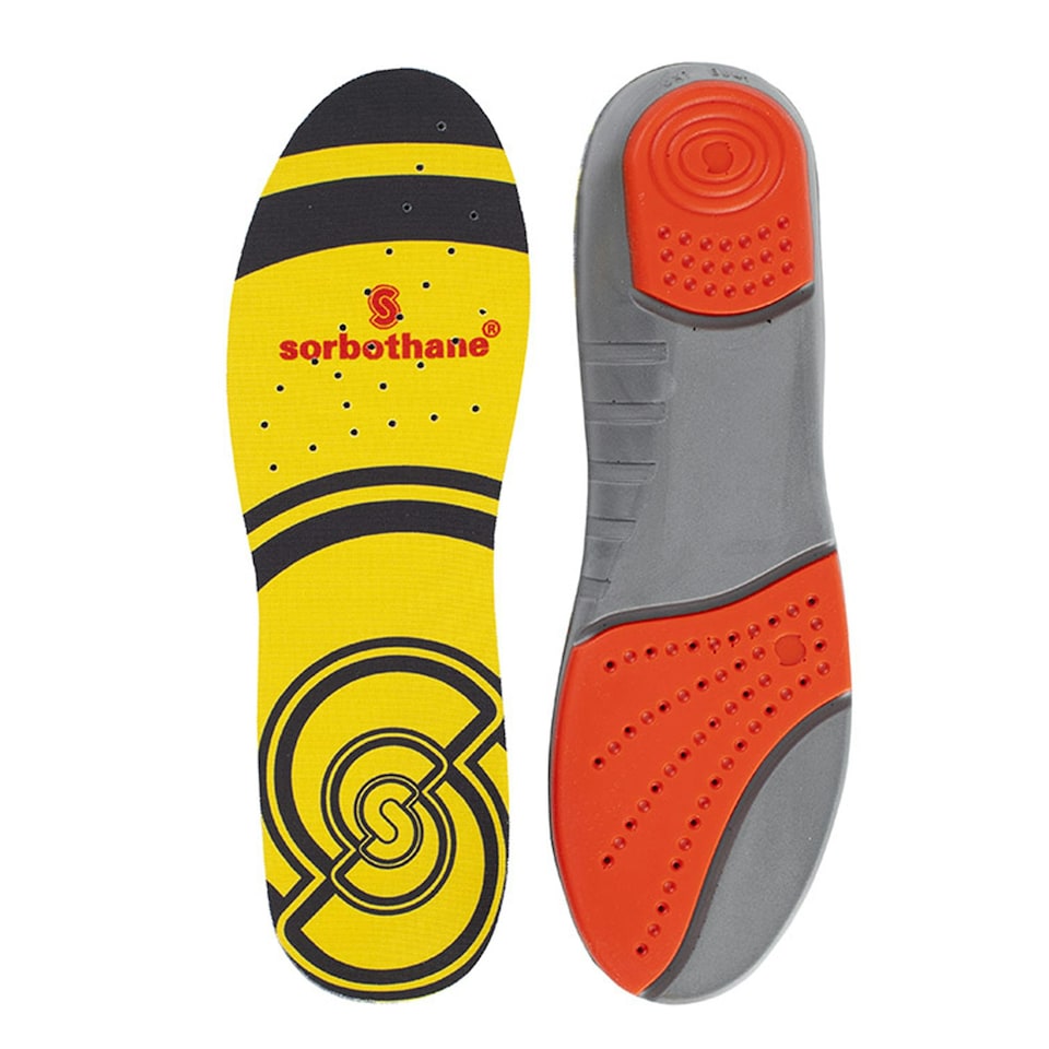 image 1 of Sorbothane Double Strike Insoles - Grey/Red - 9 UK