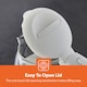 image 8 of GEEPAS Illuminating Electric Glass Kettle 1.7L