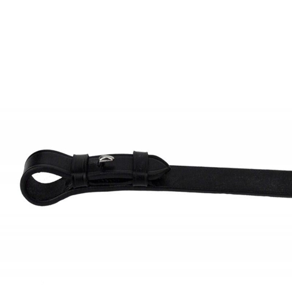 image 1 of Rhinegold Flexible Grip Rubber Reins Black | Size: One Size
Colour: Black