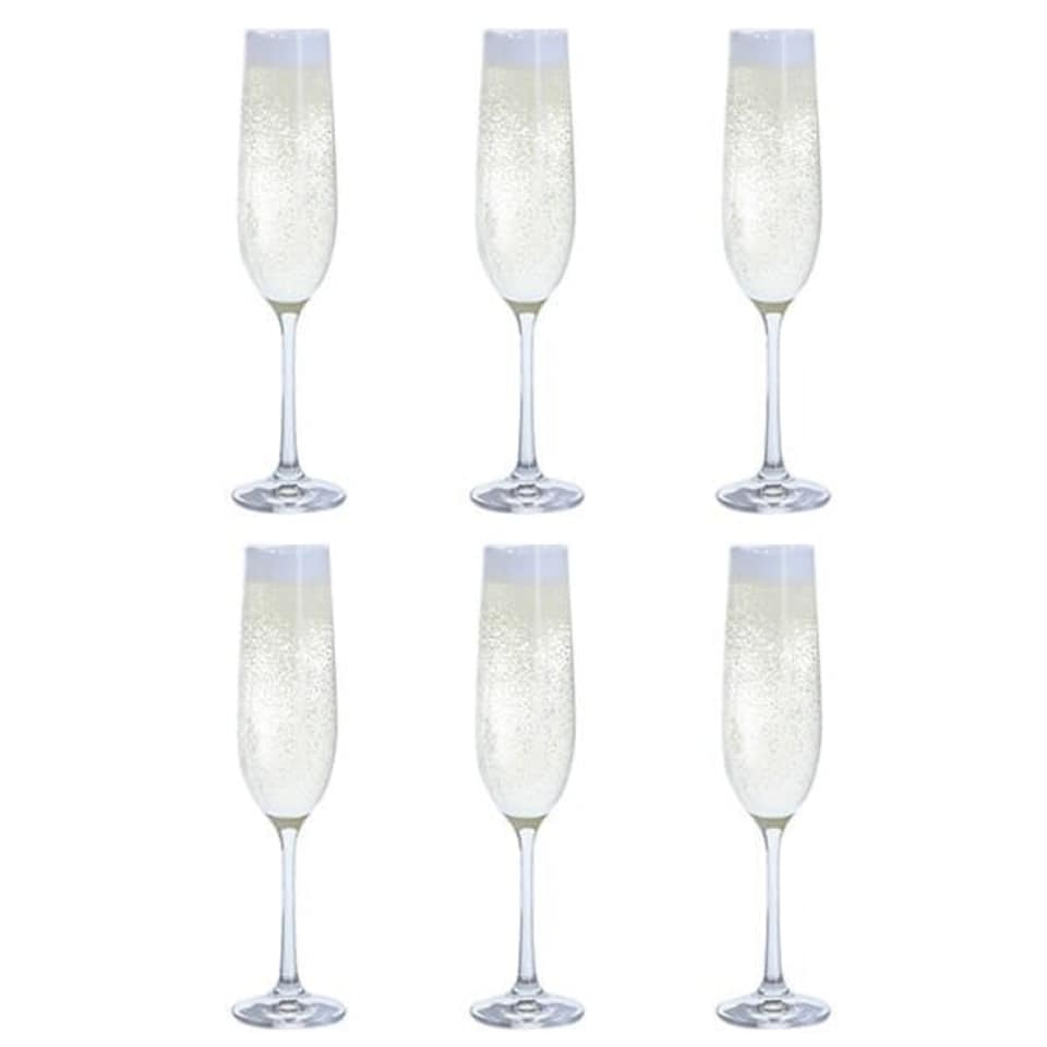 image 1 of Dartington Six Set Of 6 Flute Glasses