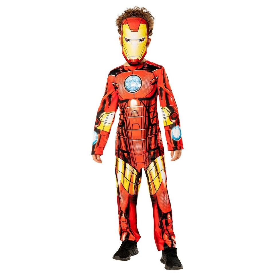 Iron Man Boys Green Collection Costume - Red/Gold - 7-8 Years 7