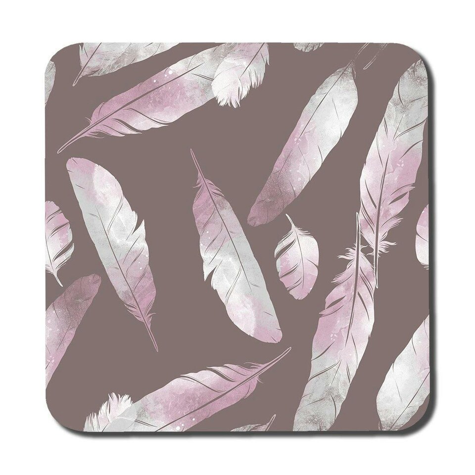 image 1 of Imprints bird feathers (Coaster)