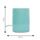 image 3 of ValueLights Small Green Glazed Ceramic Bedside Table Lamp - Including Bulb