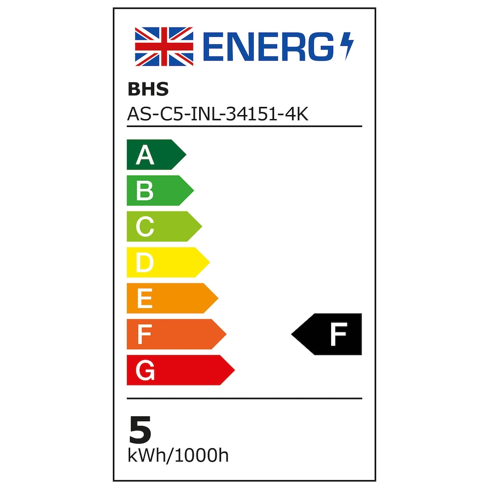 image 1 of BHS 5 Pack of 5W LED GU10 Dimmable Light bulbs, Natural White