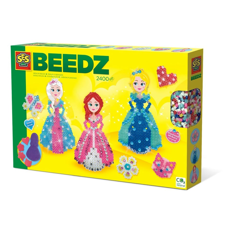 image 1 of SES CREATIVE Princesses Diamond Iron-on Beads Mosaic Set