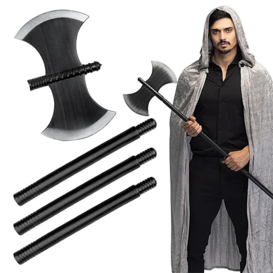 image 1 of Axe Plastic Halloween Prop Fancy Dress Accessory 106cm