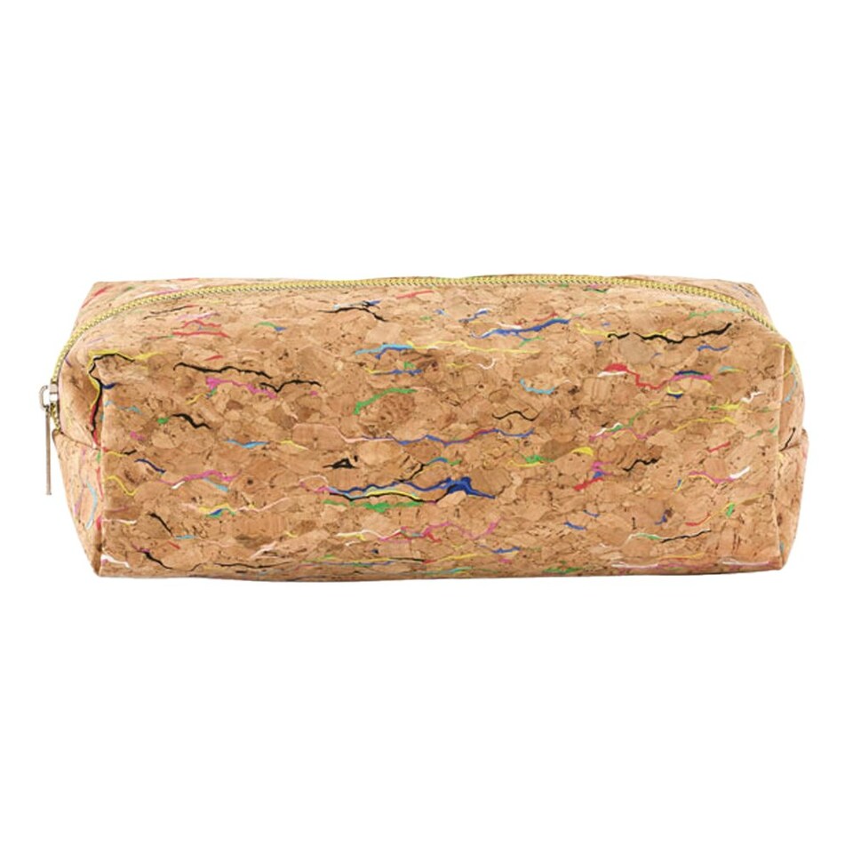 image 1 of MidOcean Corchaso Cork Pencil Case - Beige - One Size Brown