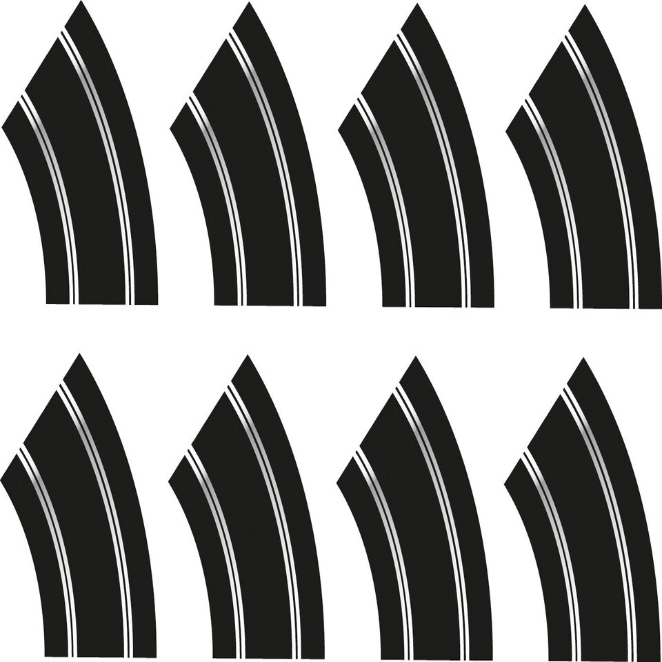 Scalextric Scalextric R2 Curve (8) Track Extension Pack