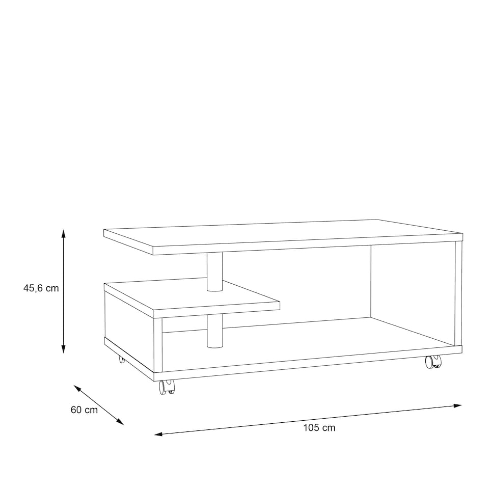 image 1 of Bailey Coffee Table in Sonoma Oak