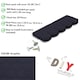 image 3 of Premium Asphalt Roof Shingles - Fish Scales Design 80 x 31.5 cm Weather Resistant Roofing Felt (25 Pcs)