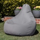 image 3 of icon Recliner Indoor Outdoor Bean Bag Grey Bean Bag Chair Grey