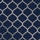 image 1 of Debona Crystal Trellis Textured Wallpaper - Blue/Silver - One Size Blue