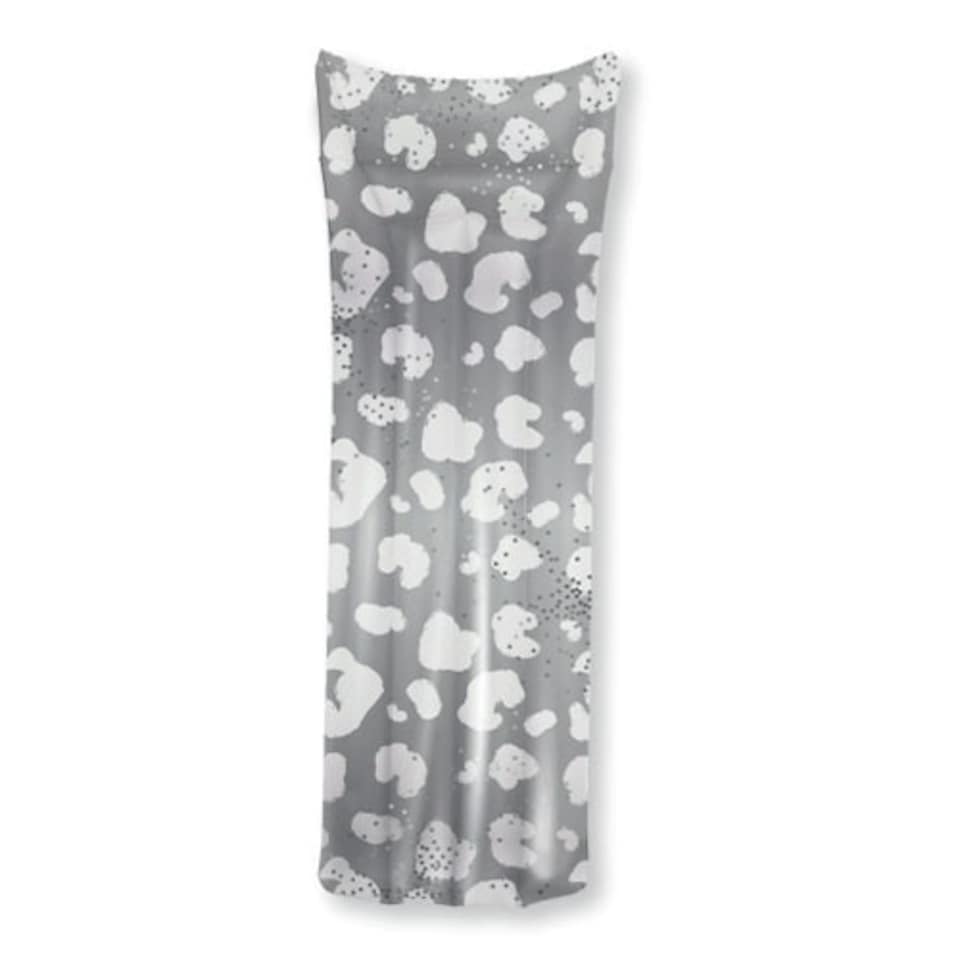 Inflatable Grey Leopard Print Confetti Pool Float