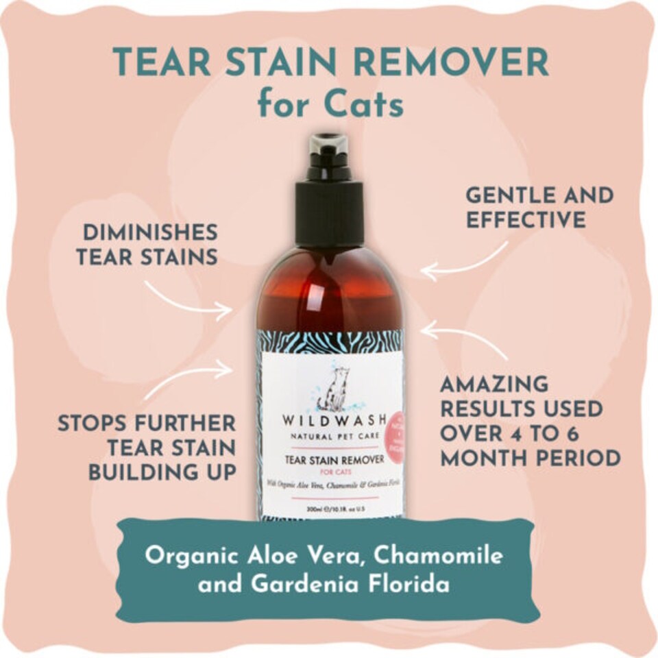 image 1 of WildWash Spa Cat Tear Stain Remover 300ml