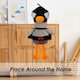 image 8 of Bat Goose Goose Duck Soft Toy Cute Plushie Huggable Cuddly 23cm Grey