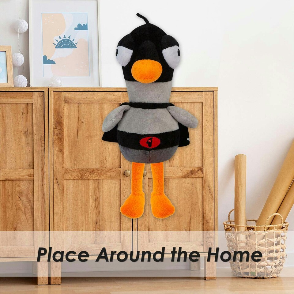 image 1 of Bat Goose Goose Duck Soft Toy Cute Plushie Huggable Cuddly 23cm Grey