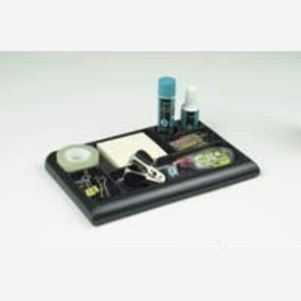 image 1 of Premium Quality Executive Black Desk Tray Organiser