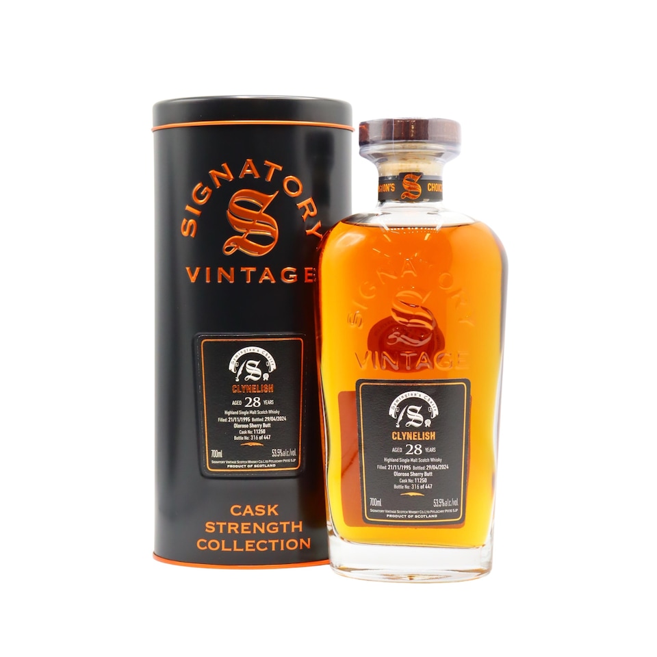 Clynelish Signatory Vintage Symingtons Choice Single Cask No 11250 1995 28 year old Whisky