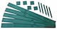 image 2 of Swift Edge Garden Edging - Lawns, Borders, Pathways, Plots, Flowerbeds, Landscaping - Aluminium 100mm tall - 18m pack - Green | Green | 18m | 1