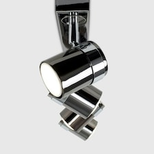 ValueLights Modern 4 Way Straight Bar Ceiling Spotlight Fitting Black Chrome Finish | Black