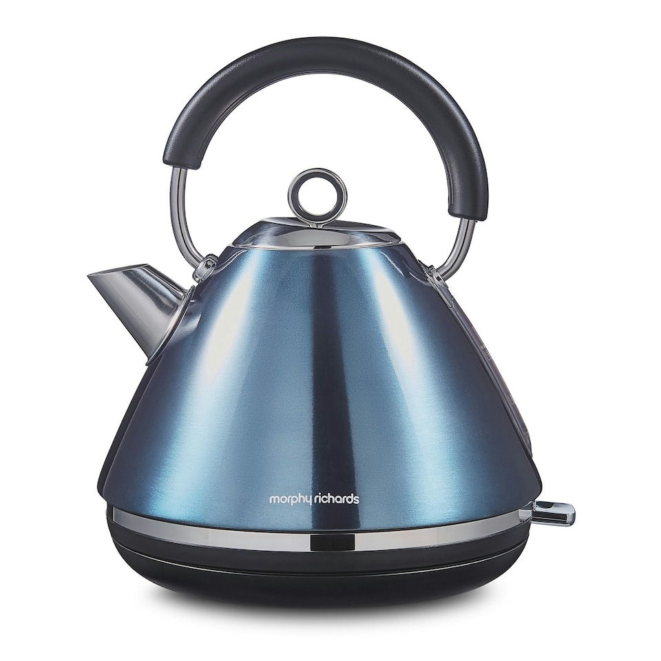 image 1 of Morphy Richards Accents Pyramid Kettle Blue