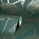 image 2 of Fine Decor Flamingo Wallpaper - Emerald Green - 10m x 53cm Green