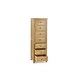 image 2 of Solid Oak 7 Drawer Narrow Chest - FSC Mix