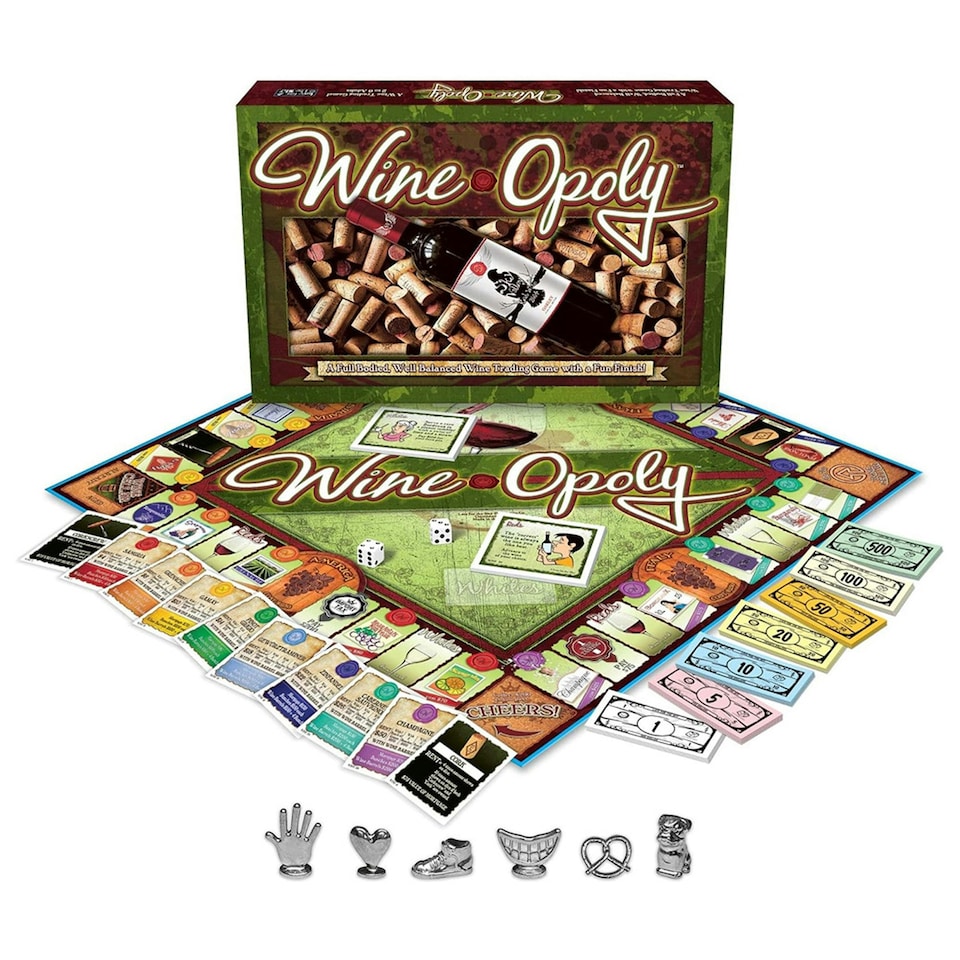 image 1 of Cheatwell Games Wine-Opoly Property Trading Board Game