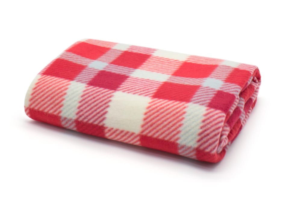 image 1 of Velosso Checkered Polar Fleece Blanket